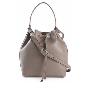 Tory Burch Toggle Bucket Bag in French Gray